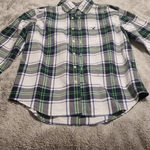 American eagle plaid button up